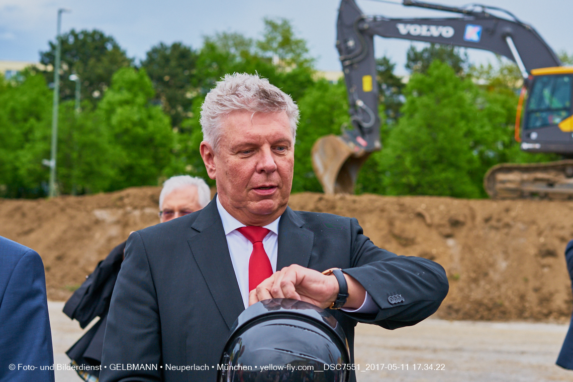 11. Mai 2017 - Grundsteinlegung für die LOGE und dem Kulturquadrat in Neuperlach